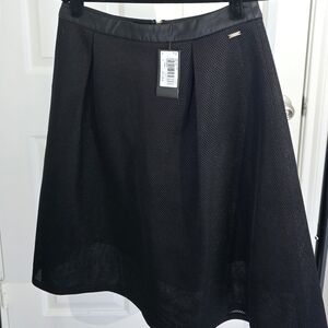 A/X Armani Exchange Black A-Line Knee-Length Skirt for Work